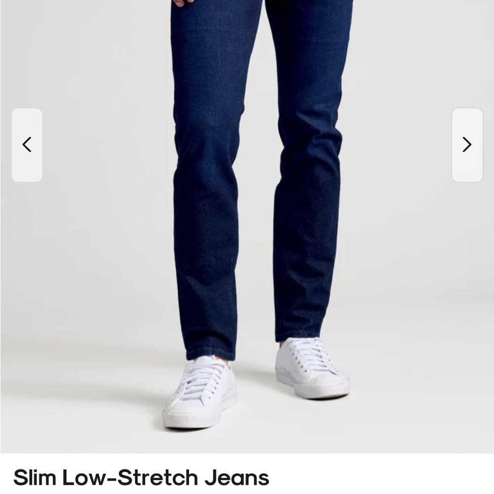 3 pair bundle- Men's Slim Low-Stretch Blue Jeans